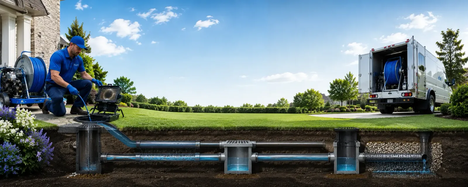 Outdoor drain cleaning information for Hallsboro, NC